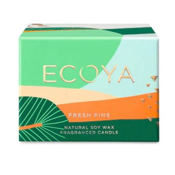 Ecoya - Fresh Pine Natural Soy Wax Fragranced Monty Candle 90g, Limited Edition - Picture 2 of 7